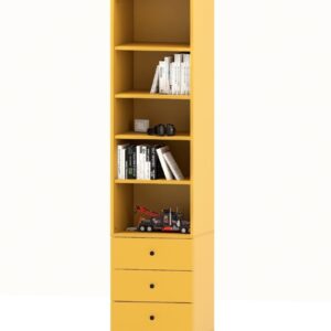 REG-MODEL-4 (2.1) – Regał z szufladami i otwartymi półkami | Szerokość 40-80 cm | Kolory i drewnopodobne dekory.